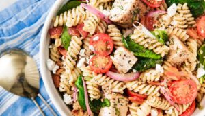 Pasta Salad Recipe - DelishiFoods