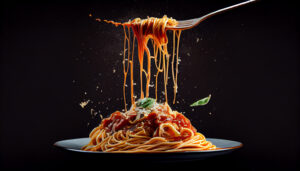 Fresh pasta with hearty Bolognese and parmesan cheese - DelishiFoods