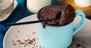 Chocolate Mug Cake easy cake recipe - DelishiFoods