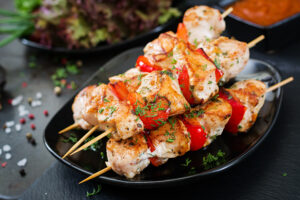 Chicken skewers -Delishifoods